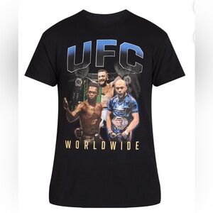 UFC Worldwide Men's T-Shirt sz 3XL MMA GOAT Licensed Jones McGregor Adesanya